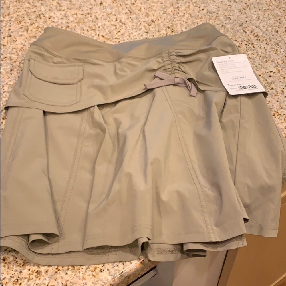 Athlete “Wherever Skort” NWT size 2 khaki color